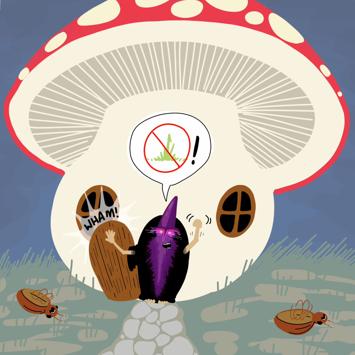  - Online Drawing Game Comic Strip Panel by Wizard Croissant