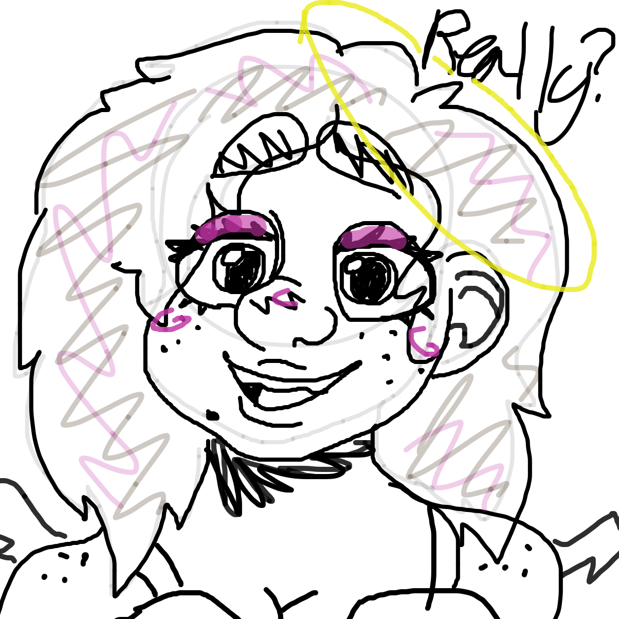 Really you want to hang out with me?🥺 - Online Drawing Game Comic Strip Panel by YanaTheDankest