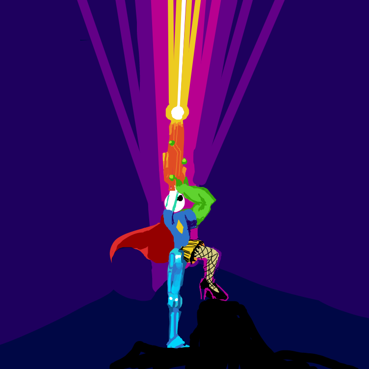 Drawing in We Can Rebuild Him 3 by ThaSilentArtist