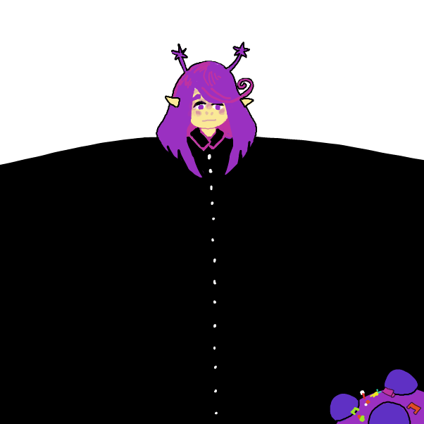 Drawing in Katamari by Mothbunita