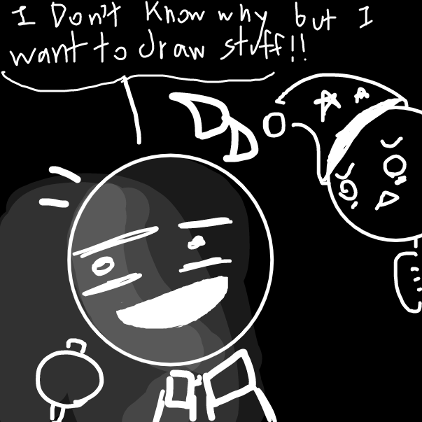 Drawing in Hey!! this is 2 am- by FifaSam