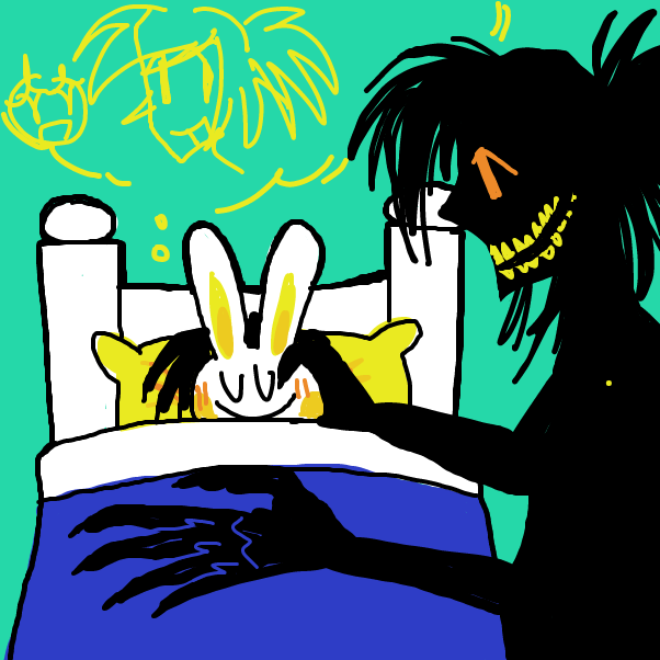 Drawing in a rest by Chumky