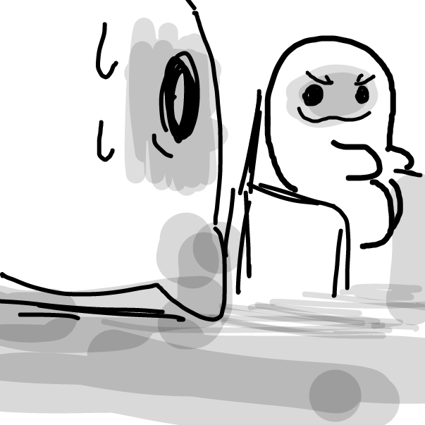 Drawing in GET OUT!!! by FifaSam