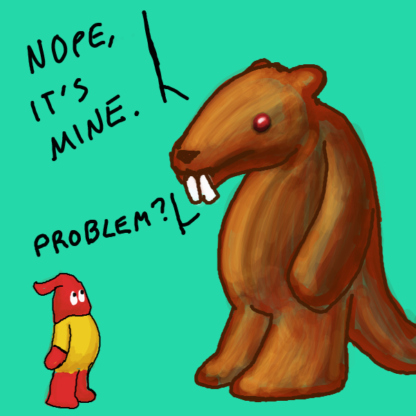 Drawing in Plok! by Sabandija