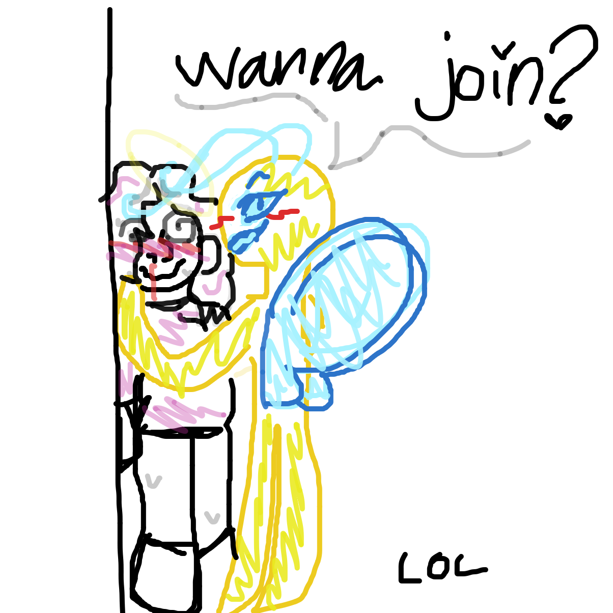 Drawing in Panel jam fanfiction  by YanaTheDankest