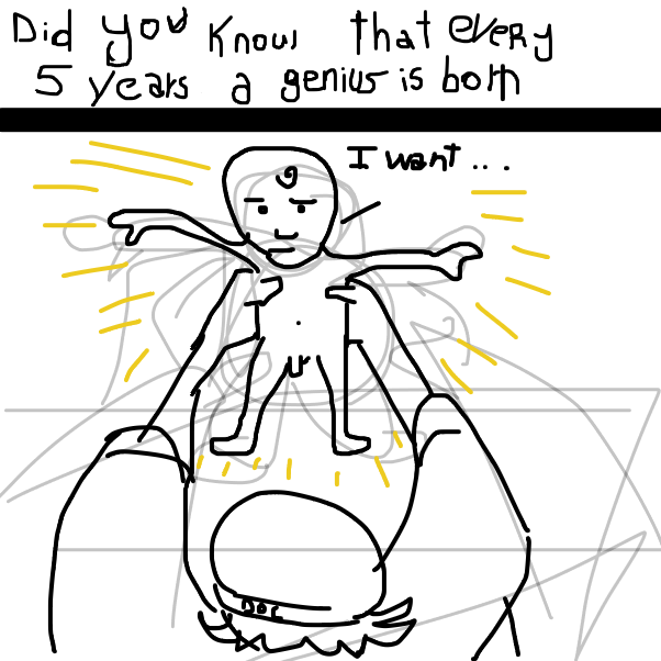 what does he want? - Online Drawing Game Comic Strip Panel by RafaelH