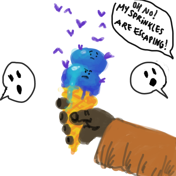 "on second thought let's just have chocolate" - Online Drawing Game Comic Strip Panel by Peyocay