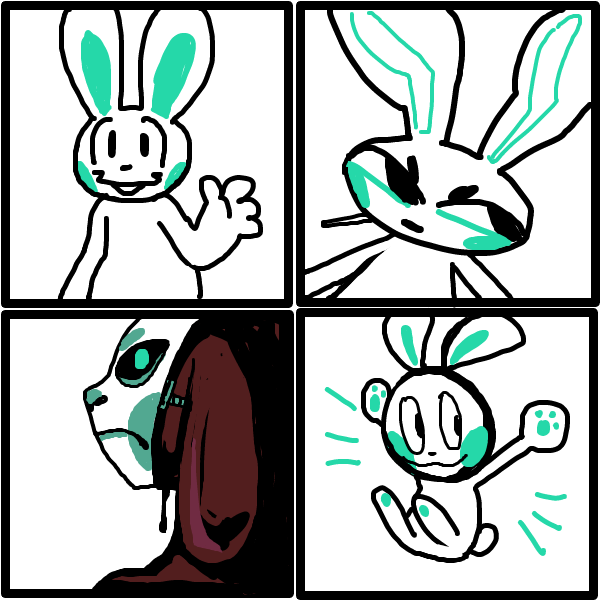  - Online Drawing Game Comic Strip Panel by Chumky