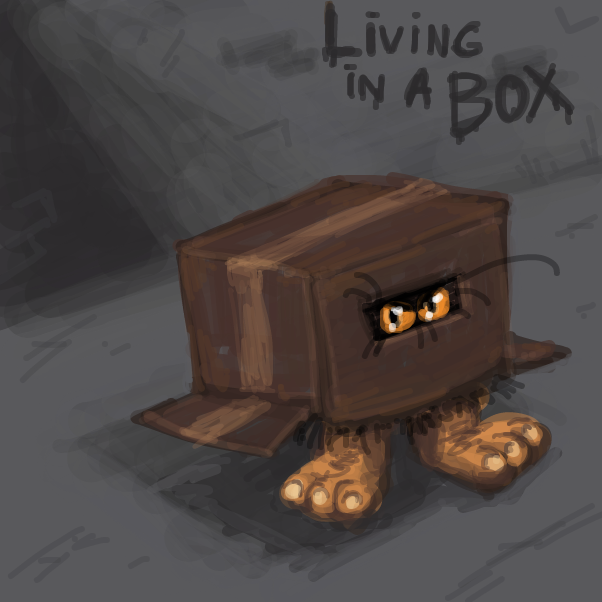by Living in a Box - Online Drawing Game Comic Strip Panel by Peyocay
