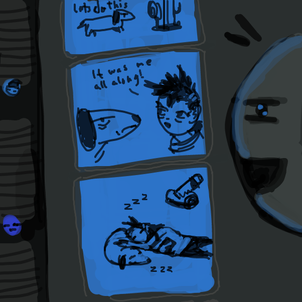  - Online Drawing Game Comic Strip Panel by Peyocay