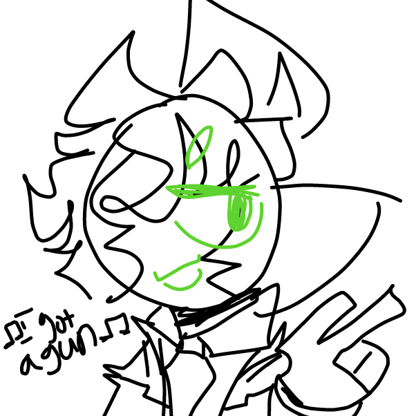 Drawing in hey , hey , HEYYYYY by GreenDude