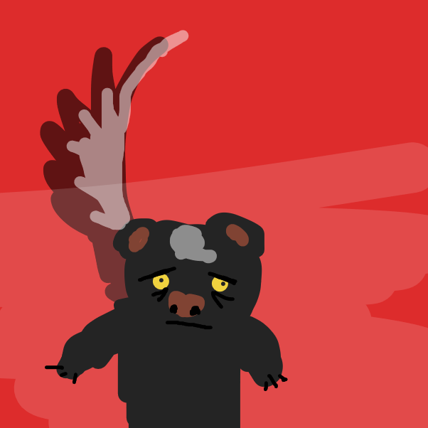 the third skunk on the right side - Online Drawing Game Comic Strip Panel by RafaelH