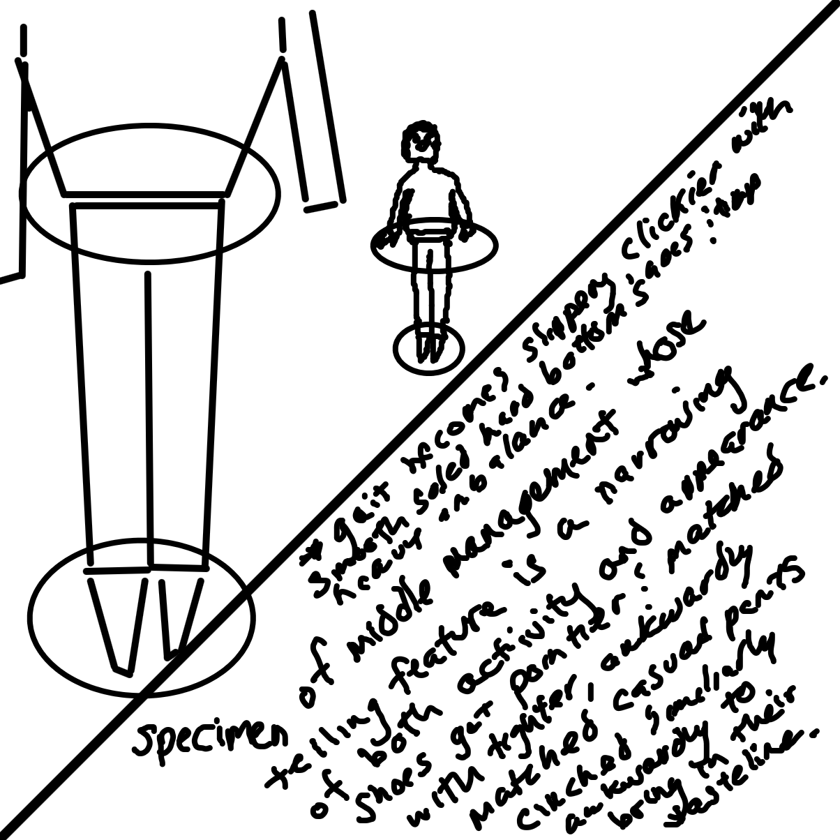 Drawing in Ignominious ambition by JDPaced