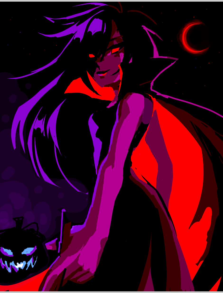 Drawing in your sona, halloween-a-fied! by ThaSilentArtist