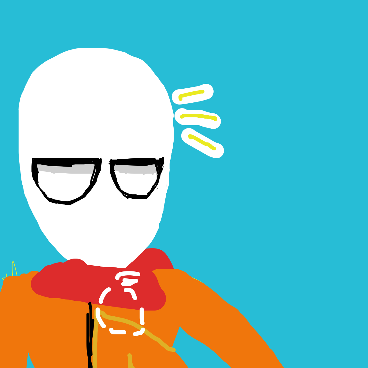 Drawing in never steal an orange. by EmoWeeb_the_Simp