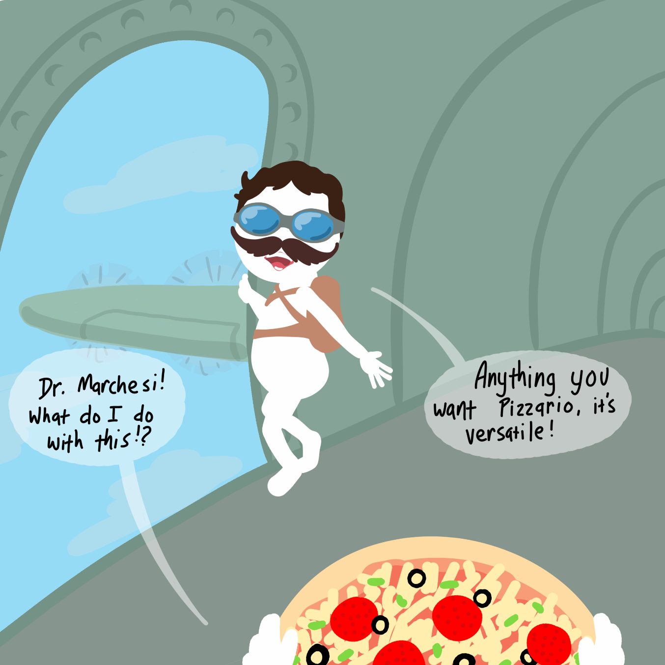  - Online Drawing Game Comic Strip Panel by Wizard Croissant