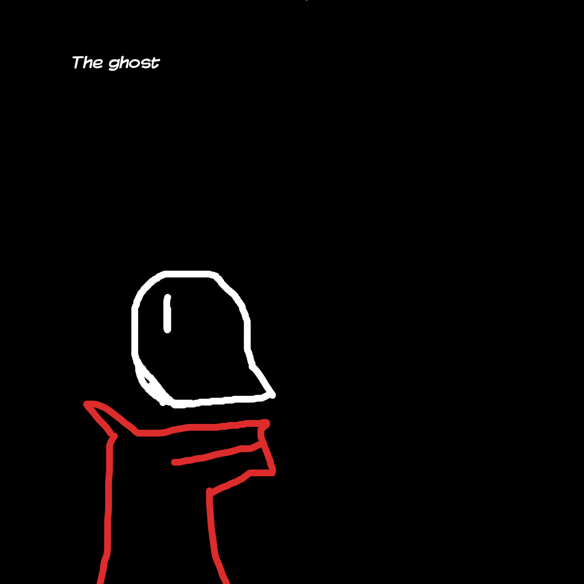 Drawing in cute lil ghost (yep still doing ghosts) by Uglyhuman