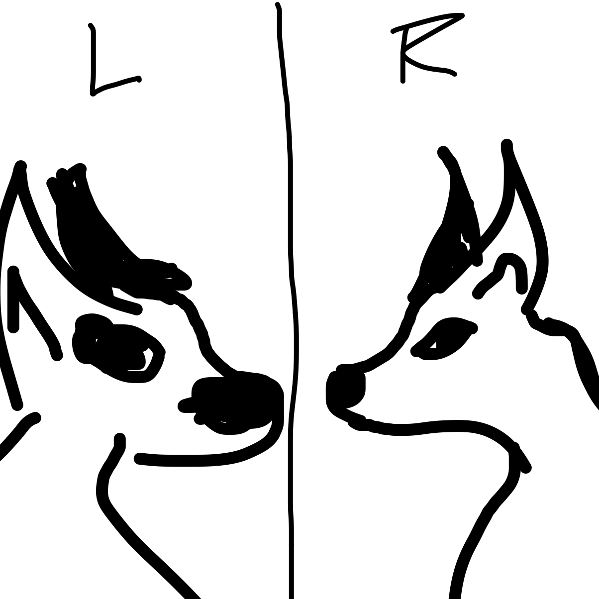 Drawing in Right v.s. Left hand by Uglyhuman