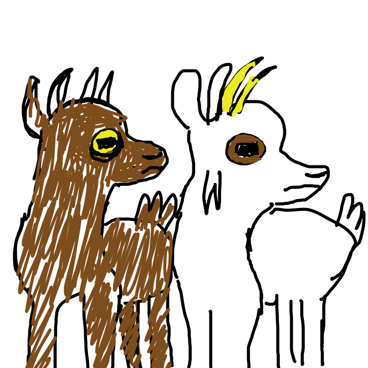 Drawing in Goats by HaileyS