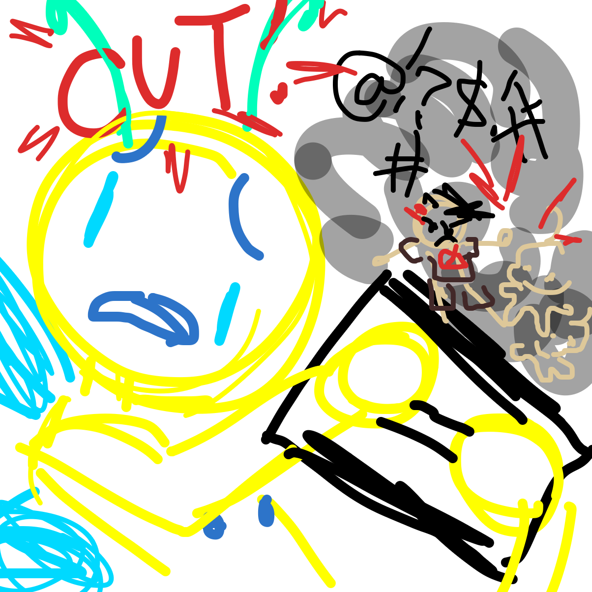  - Online Drawing Game Comic Strip Panel by Razputin