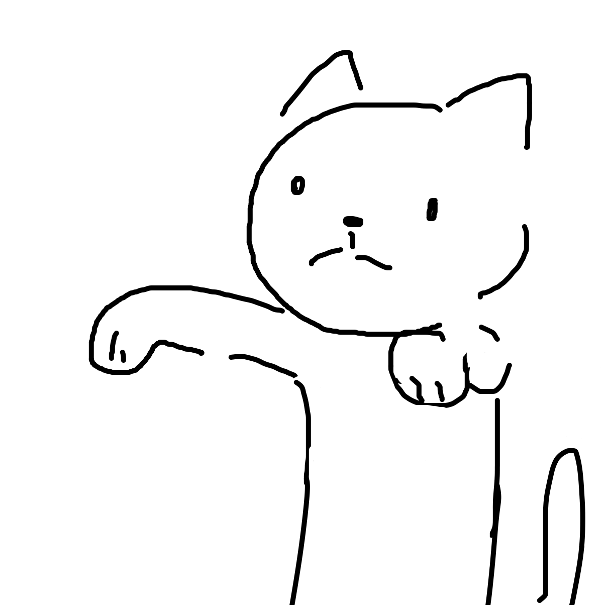 Liked webcomic Long cat