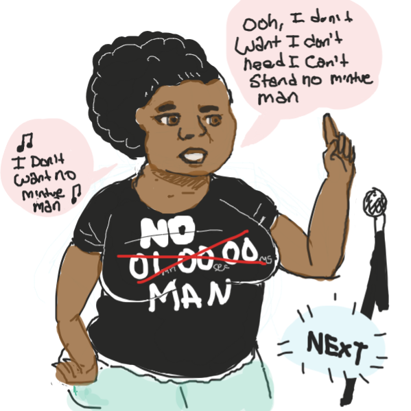 Drawing in What do Girls Really Want? by kurocartoonist