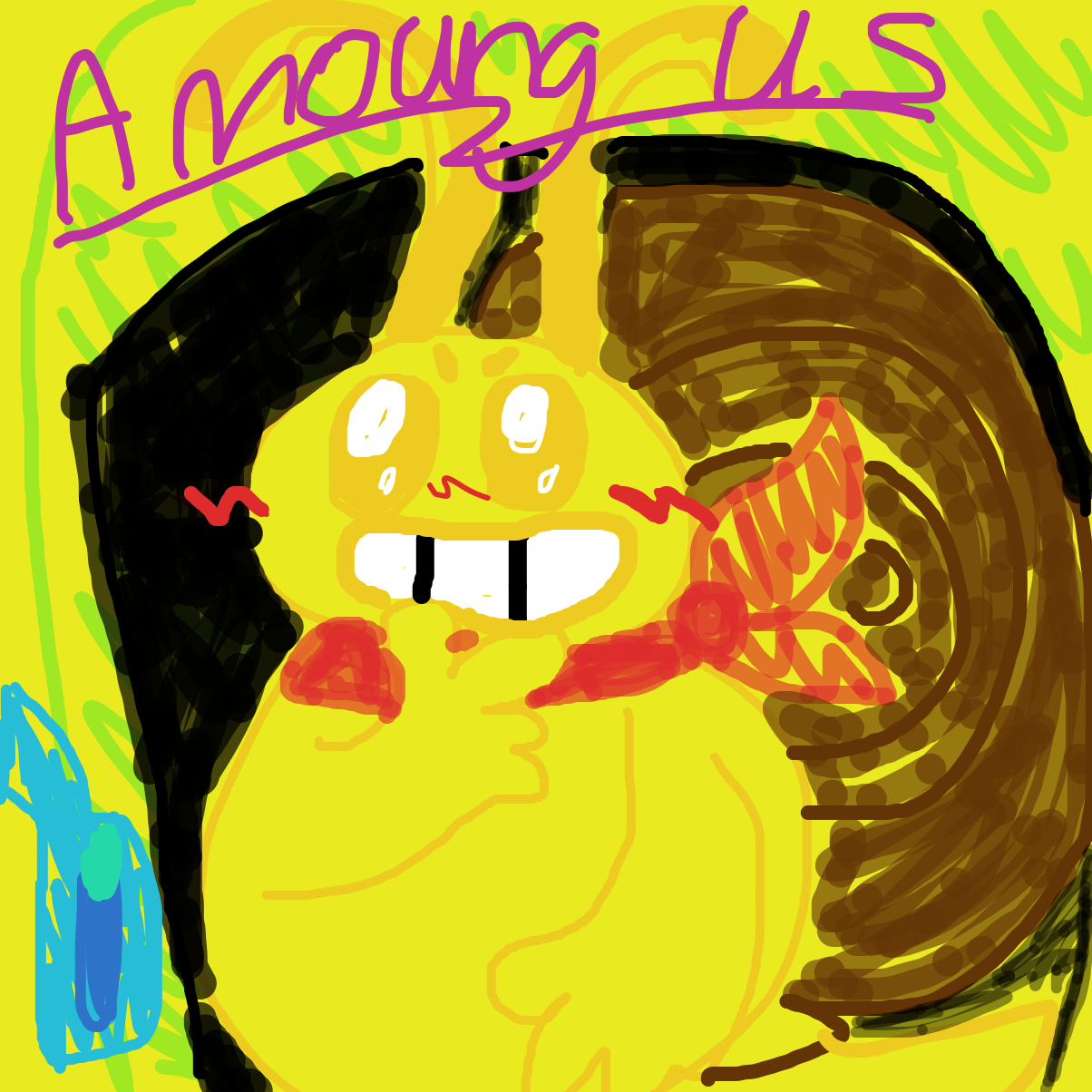 Time to play among us!
Lmao spelled wrong - Online Drawing Game Comic Strip Panel by YanaTheDankest