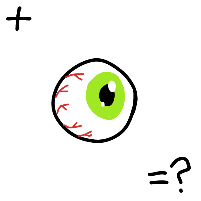 An eyeball - Online Drawing Game Comic Strip Panel by SeanTrunks