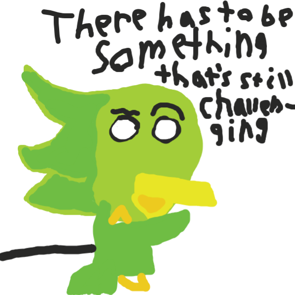 there must be a harder exercise,  - Online Drawing Game Comic Strip Panel by luckyloomagu