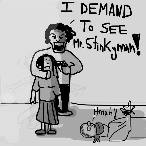 Drawing in Stinky Man by RafaelH