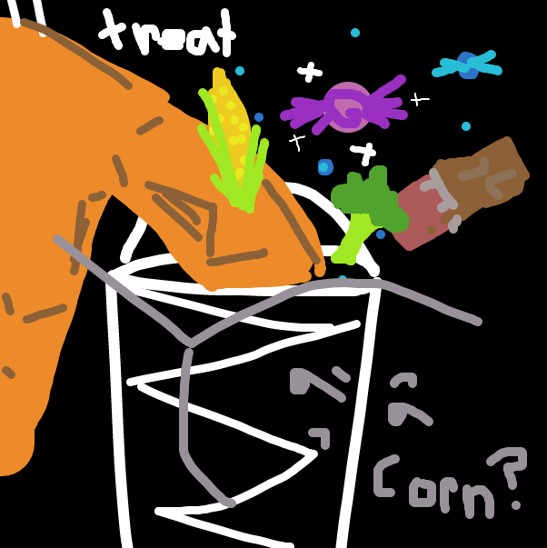 Drawing in Trick or Treat! by jin