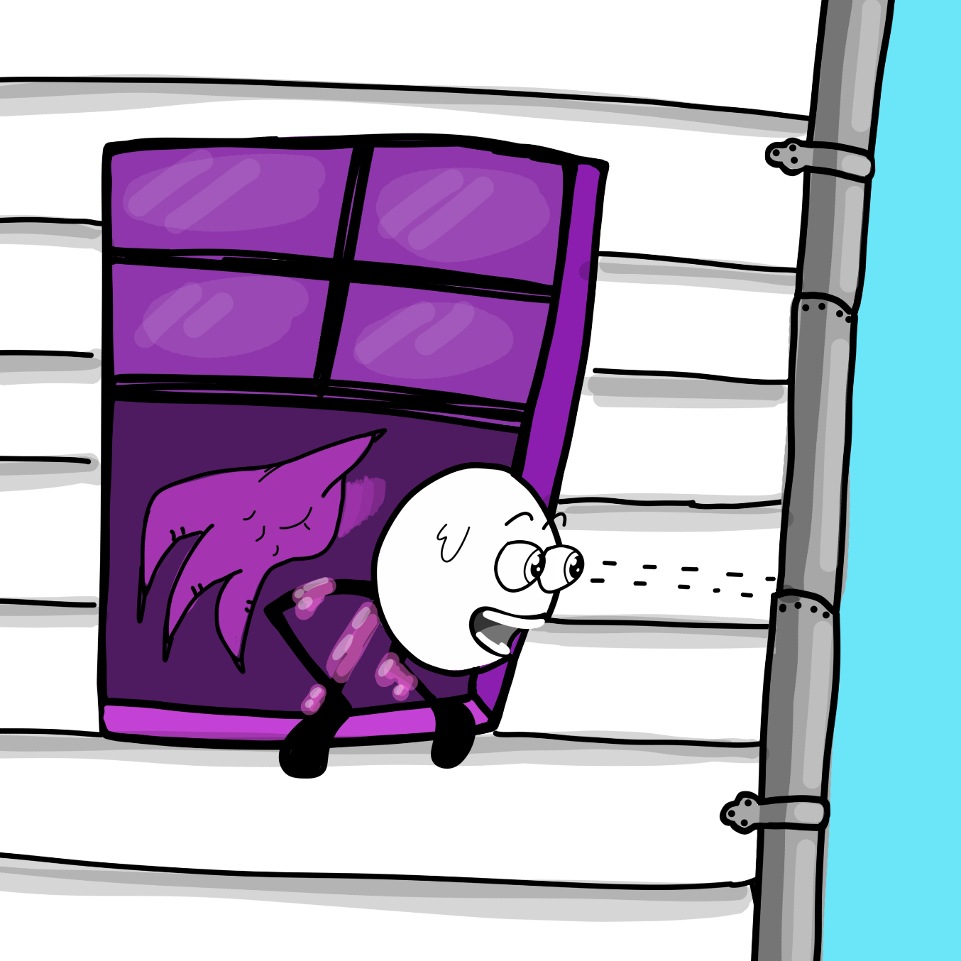  - Online Drawing Game Comic Strip Panel by Wizard Croissant