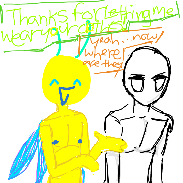 Drawing in wait a second.. by Razputin