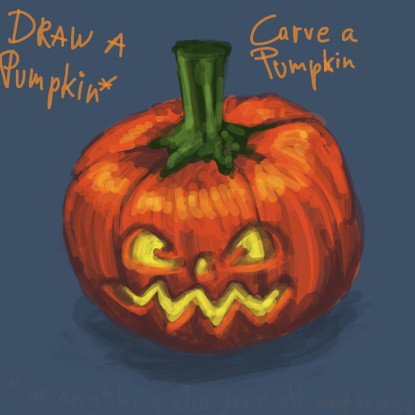 Liked webcomic Pumpkin carving contest