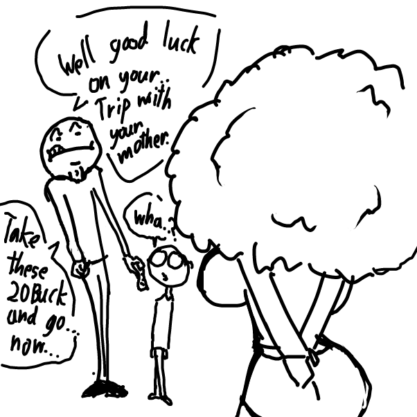 Drawing in your fat mom by Bountybooty