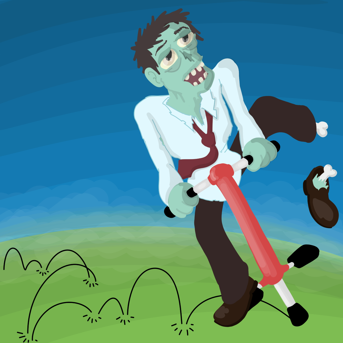 Liked webcomic Zomboing