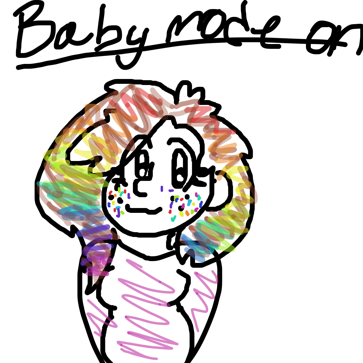 Baby mode activated* - Online Drawing Game Comic Strip Panel by YanaTheDankest