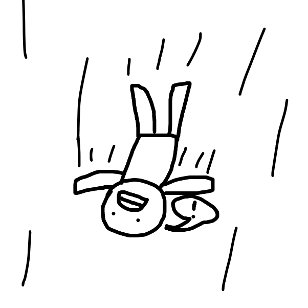 Drawing in Falling by SuperIced3