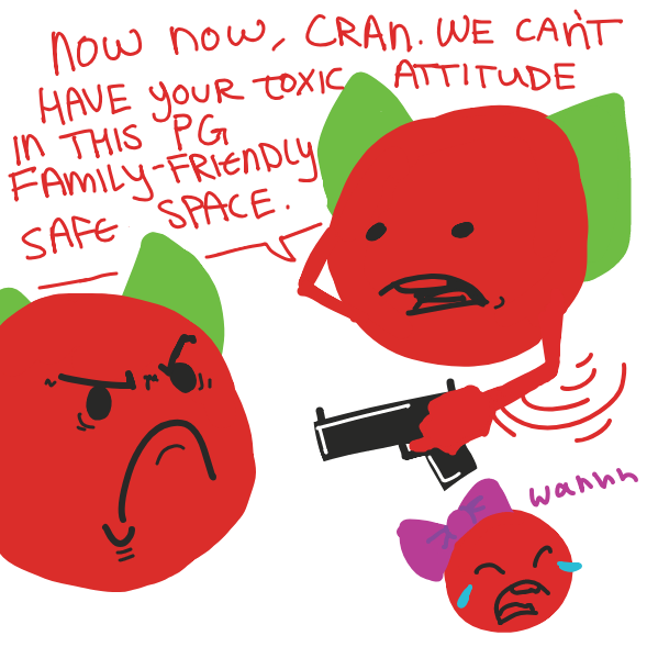 Drawing in the angry cran by The Burned Man