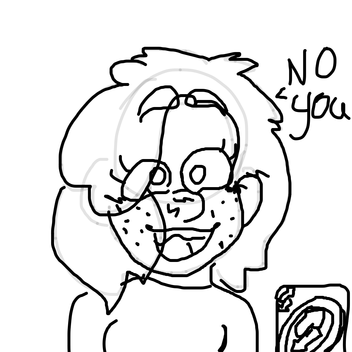 No you reverse - Online Drawing Game Comic Strip Panel by YanaTheDankest