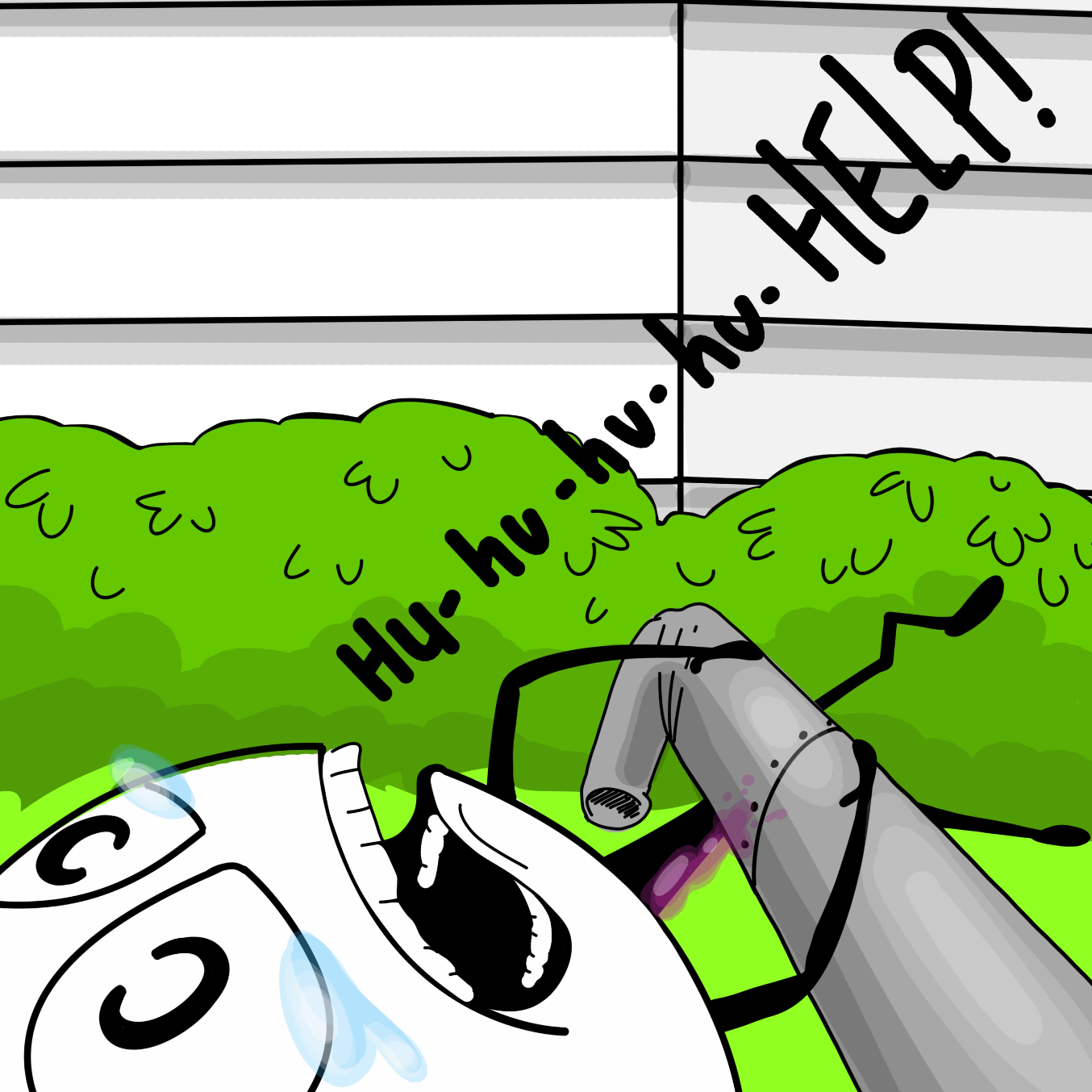 Liked webcomic [Yell For Help] Turn To Pg 11