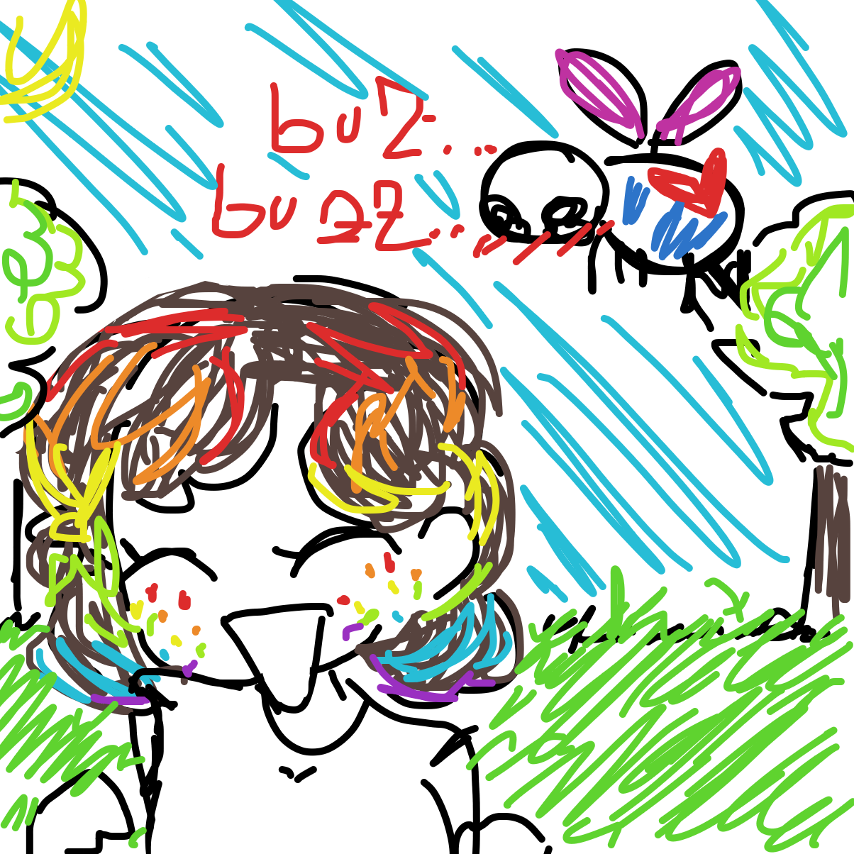 Drawing in Love bugs…? RuN by Razputin