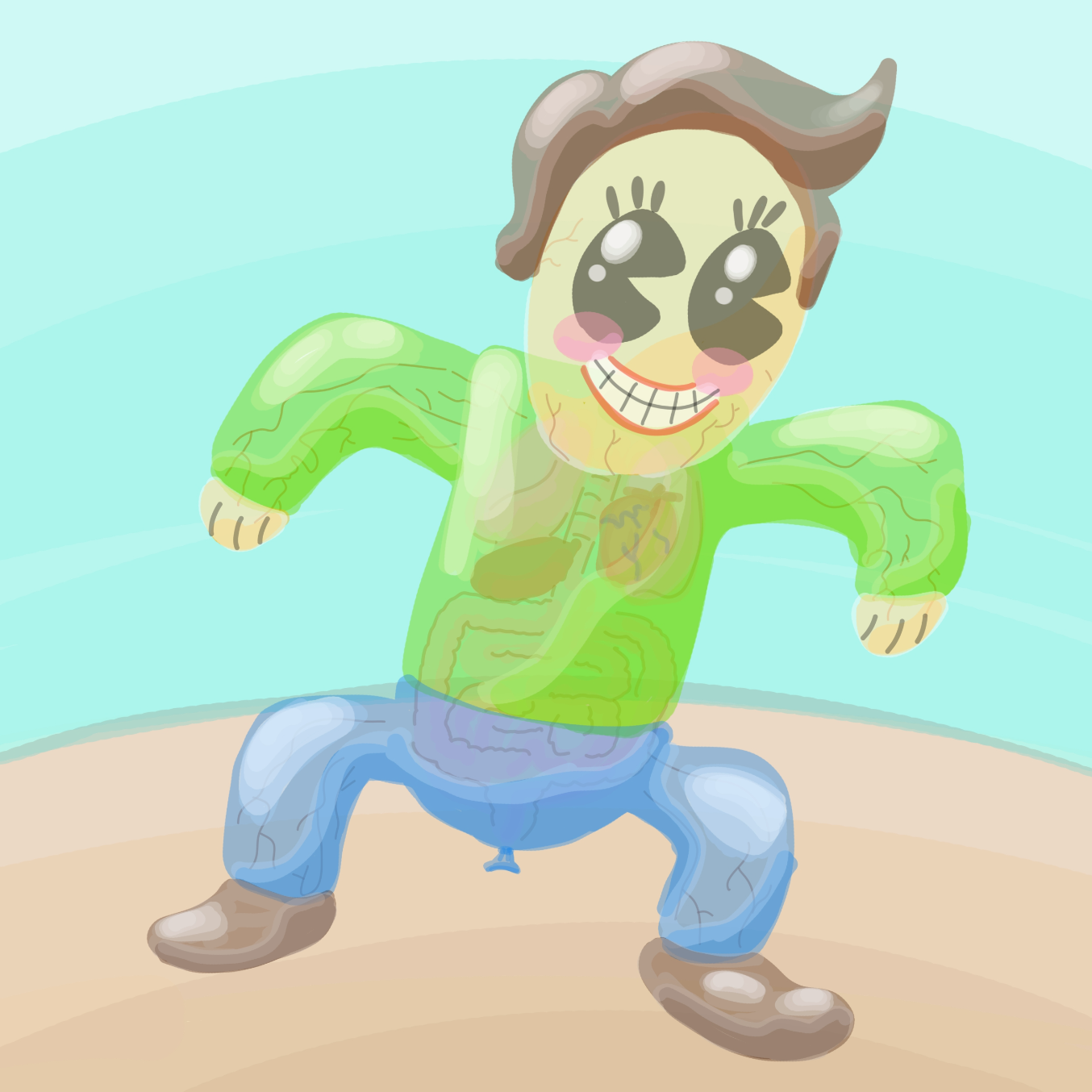  - Online Drawing Game Comic Strip Panel by Wizard Croissant