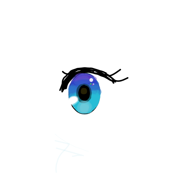 Drawing in Eye by MovedAccounts