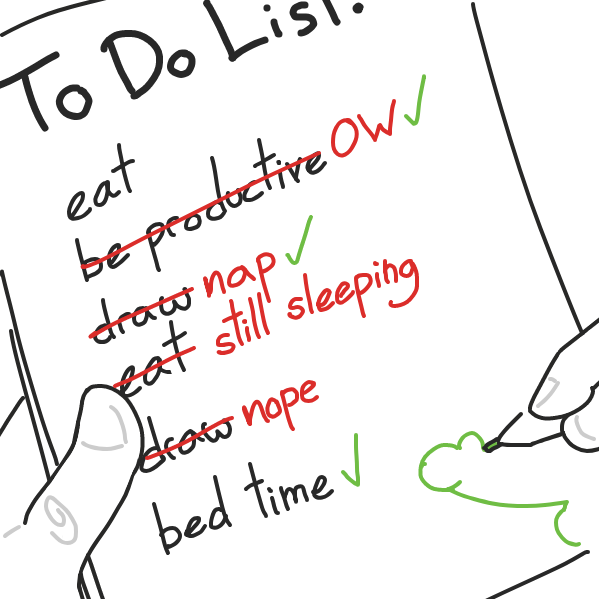 Drawing in To Do List . . . by Cake Emoji