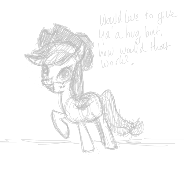 Drawing in Can I have a hug? 🥺 by Sunset Shimmer