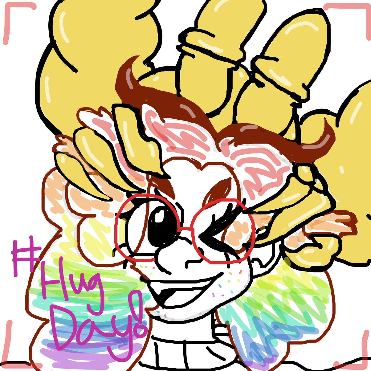 #❤️HugDay!❤️ - Online Drawing Game Comic Strip Panel by YanaTheDankest