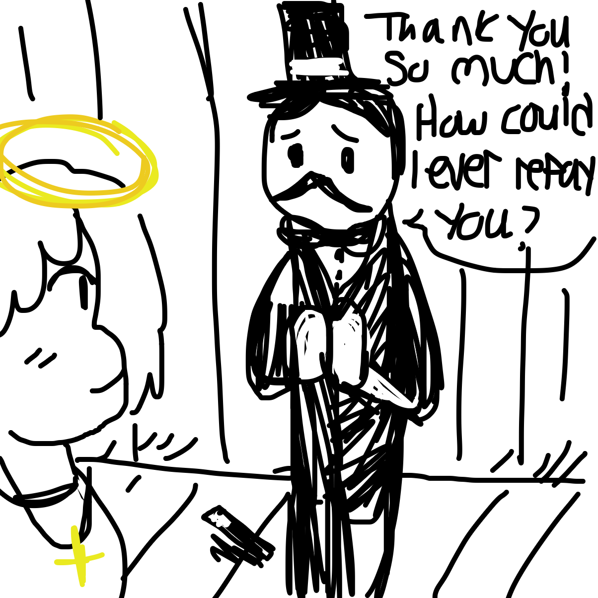 Drawing in Magic Trick by josie