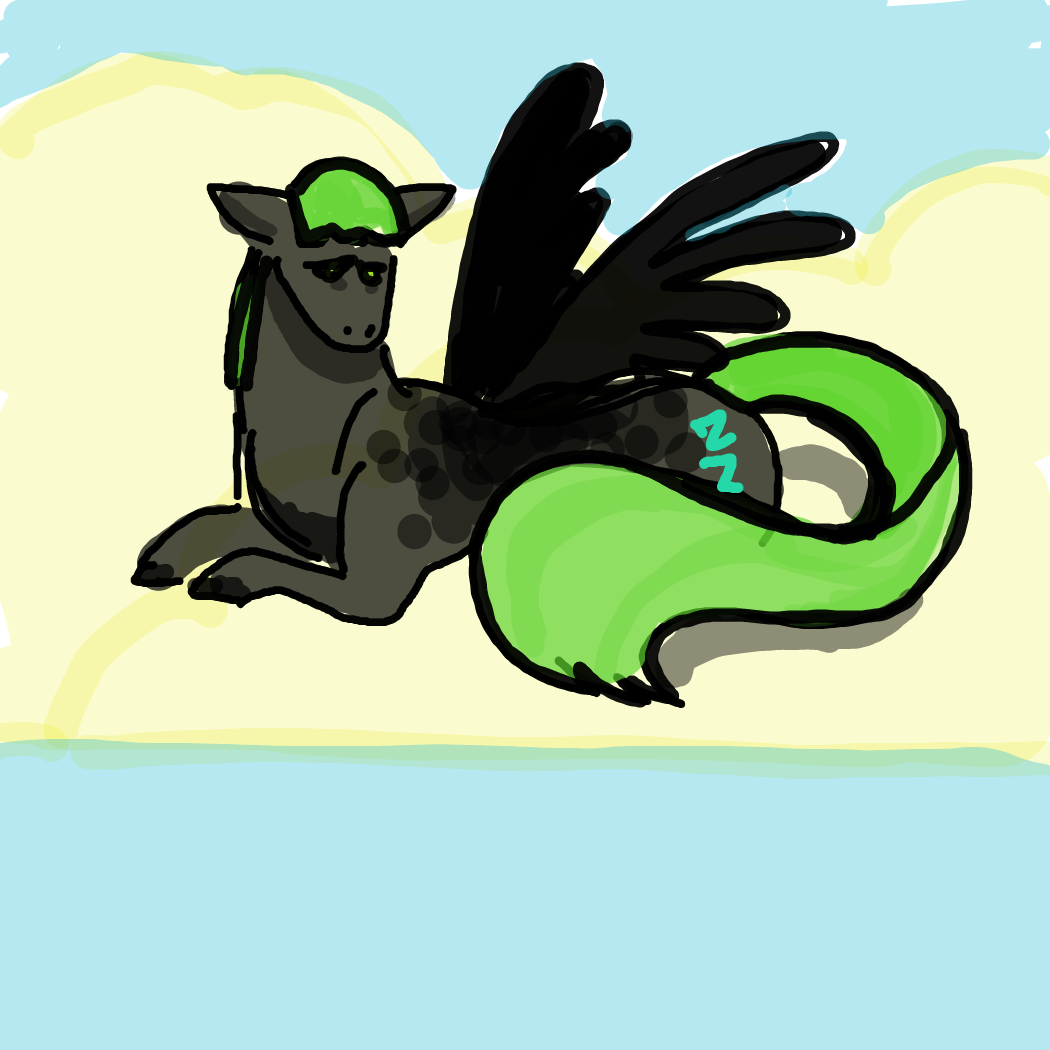 Drawing in Mlp oc  by Rednightlights