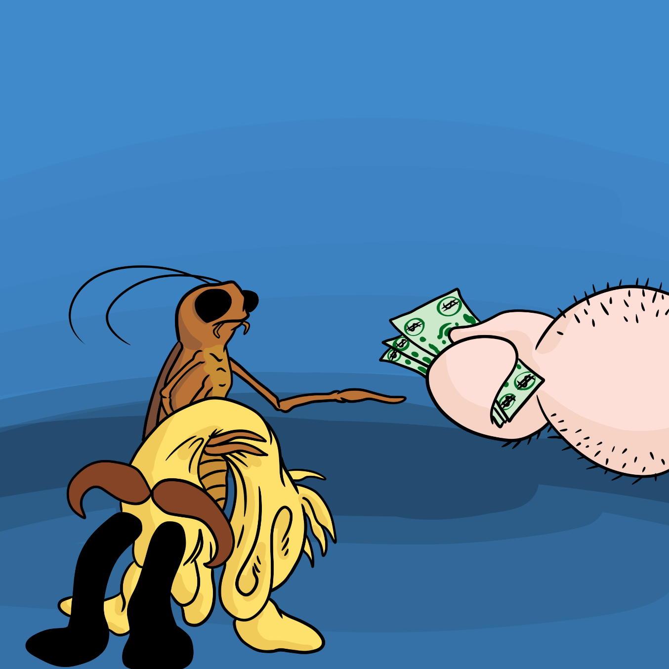  - Online Drawing Game Comic Strip Panel by Wizard Croissant